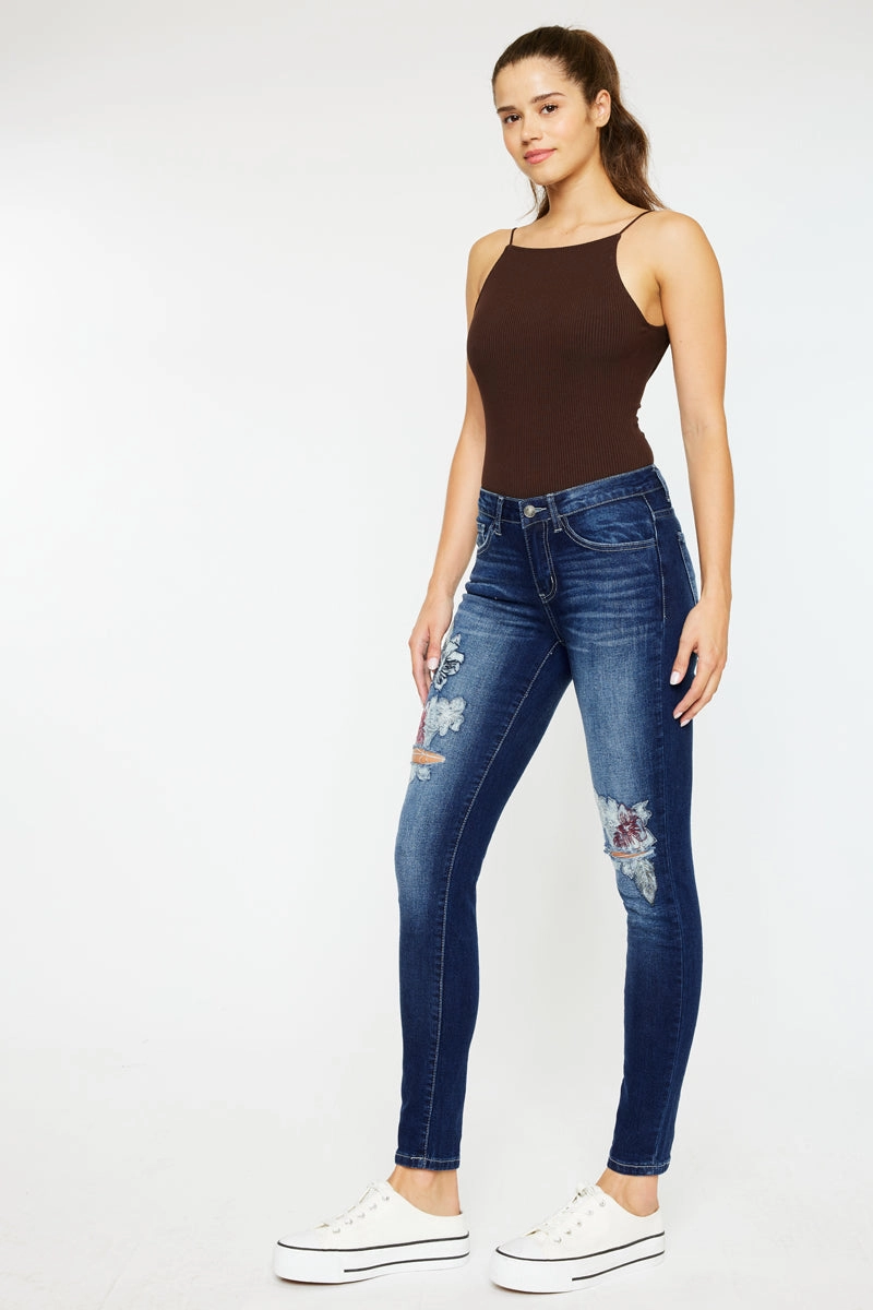 Mandy Mid Rise Super Skinny