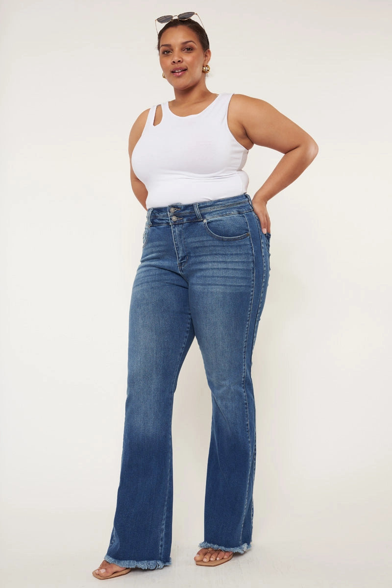 Marcy High Rise Bootcut Jeans (Plus Size)