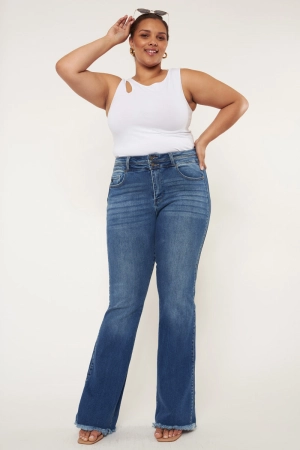 Marcy High Rise Bootcut Jeans (Plus Size)