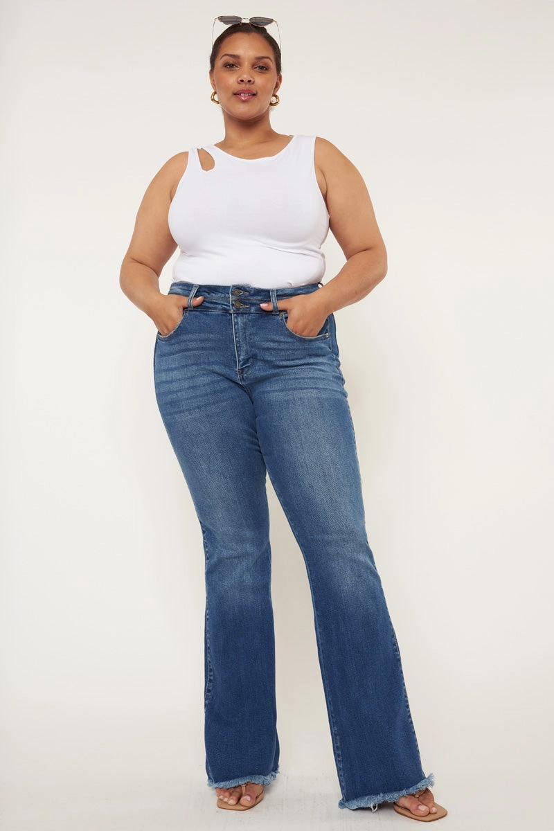 Marcy High Rise Bootcut Jeans (Plus Size)