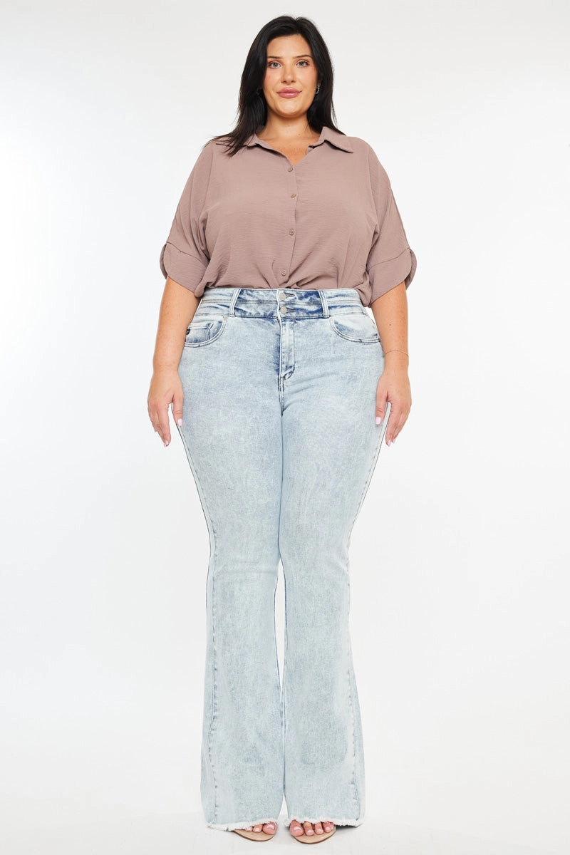 Marcy High Rise Bootcut Jeans (Plus Size)