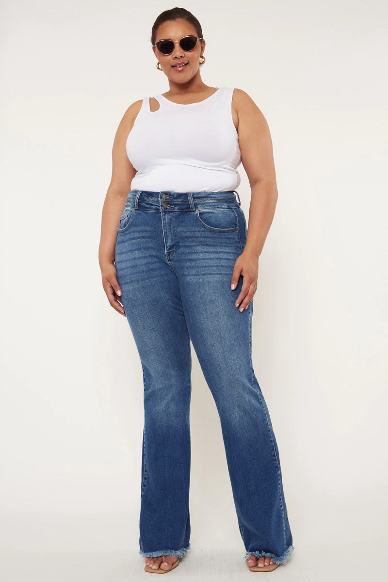 Marcy High Rise Bootcut Jeans (Plus Size)
