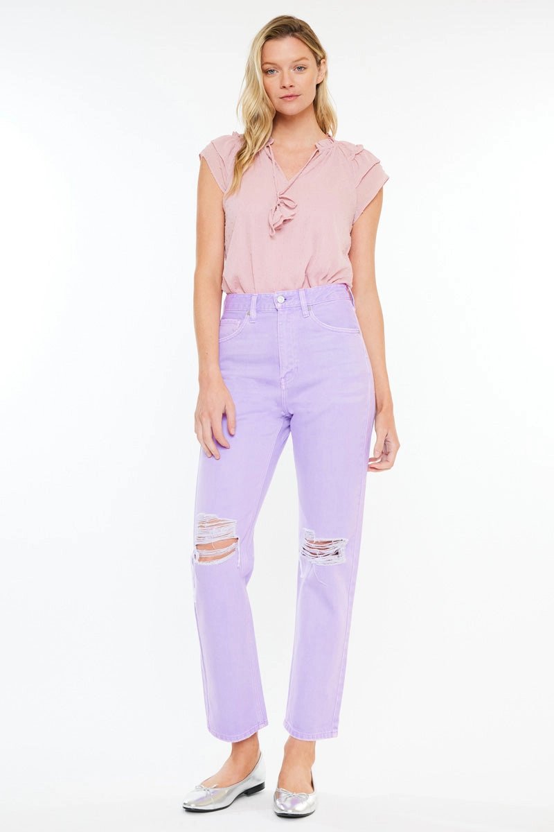 Mari Ultra High Rise 90's Straight Leg Jeans
