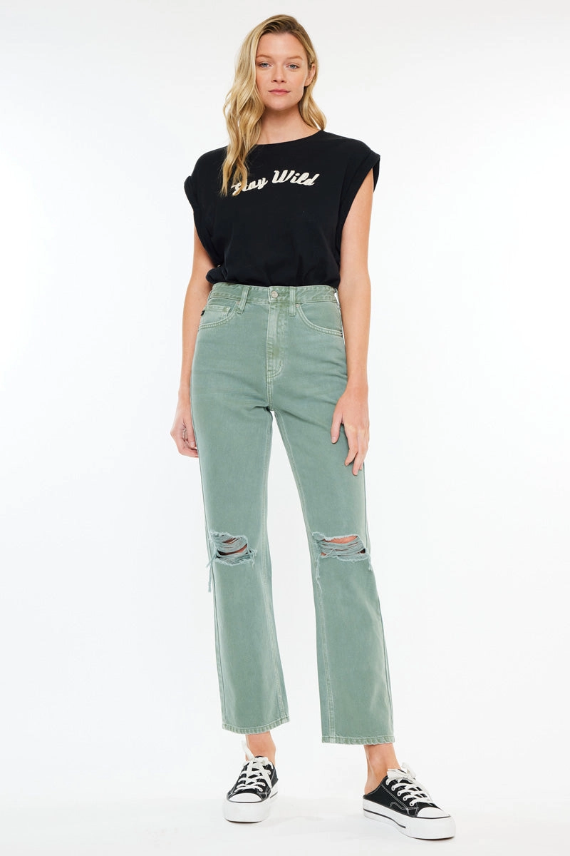 Mari Ultra High Rise 90's Straight Leg Jeans