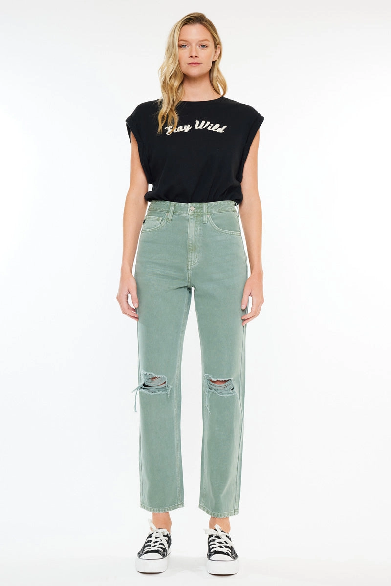 Mari Ultra High Rise 90's Straight Leg Jeans