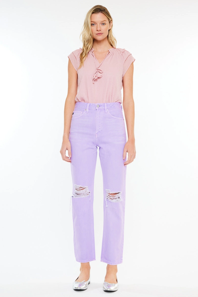 Mari Ultra High Rise 90's Straight Leg Jeans