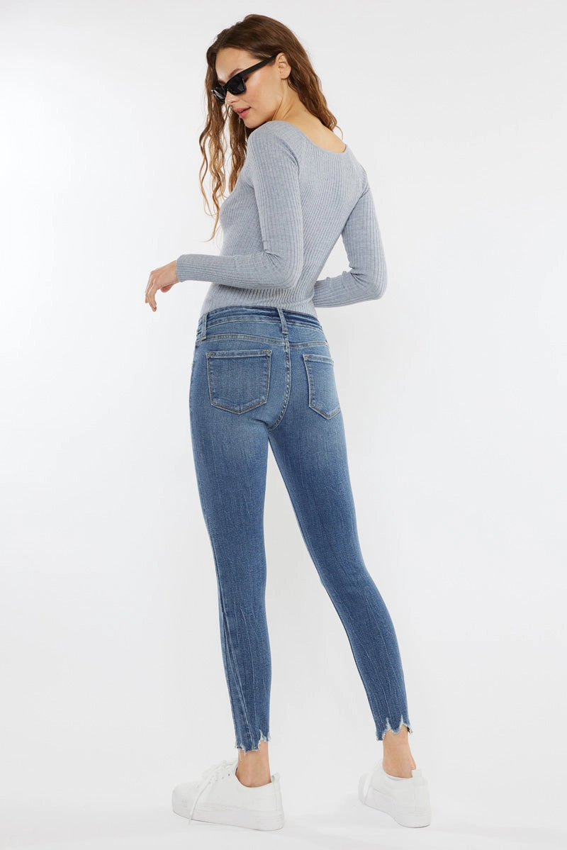 Maribelle Mid Rise Ankle Skinny Jeans