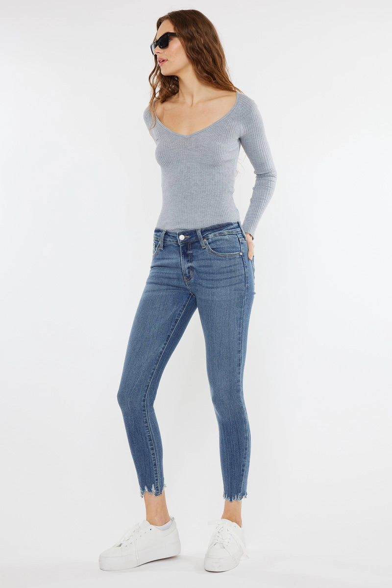 Maribelle Mid Rise Ankle Skinny Jeans