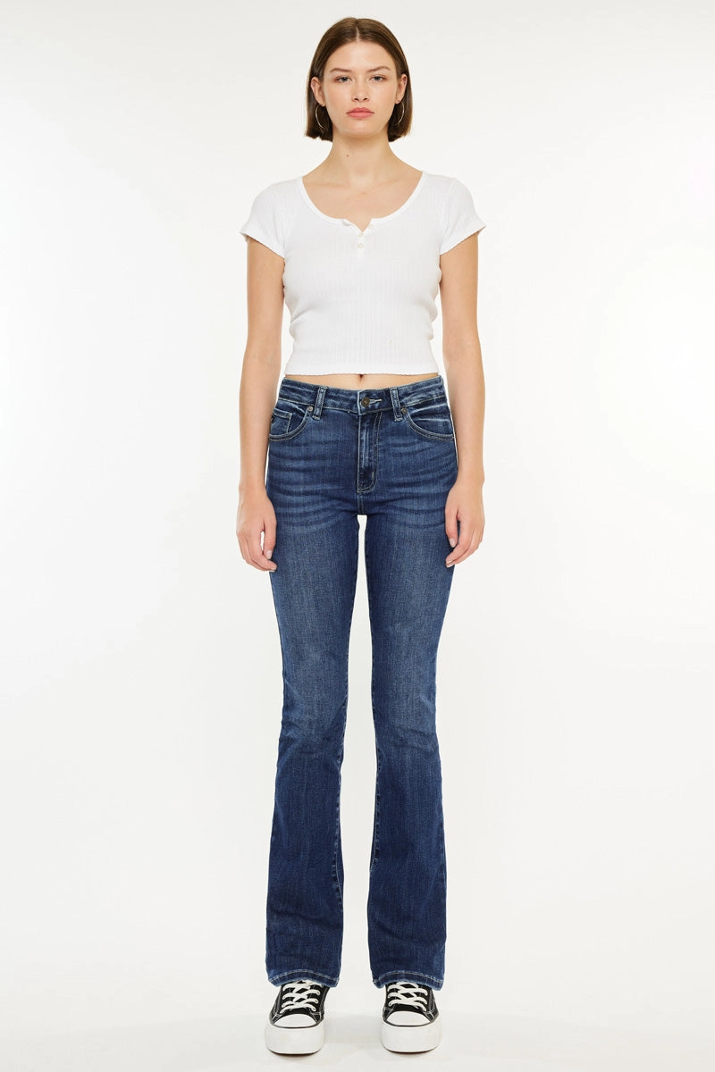 Marla High Rise Skinny Bootcut Jeans