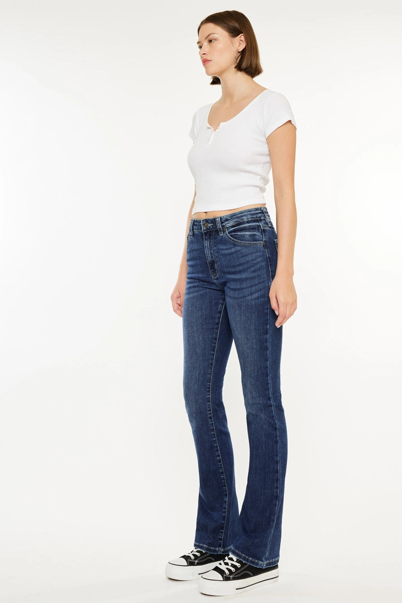 Marla High Rise Skinny Bootcut Jeans