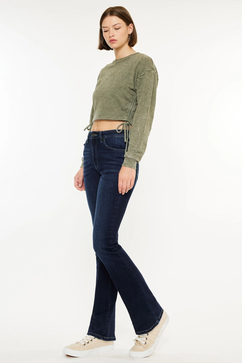 Marla High Rise Skinny Bootcut Jeans