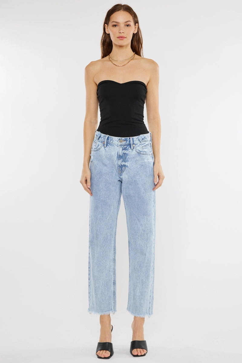 Meadow High Rise Straight Leg Jeans