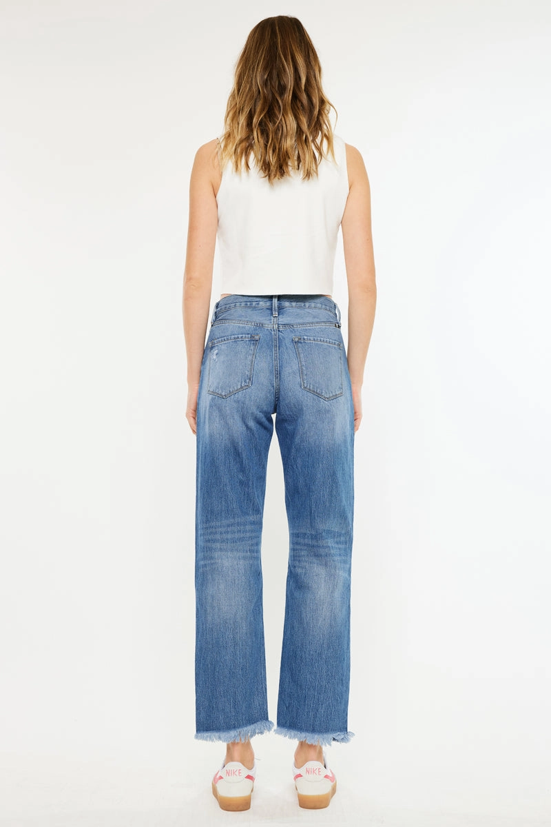 Meadow High Rise Straight Leg Jeans