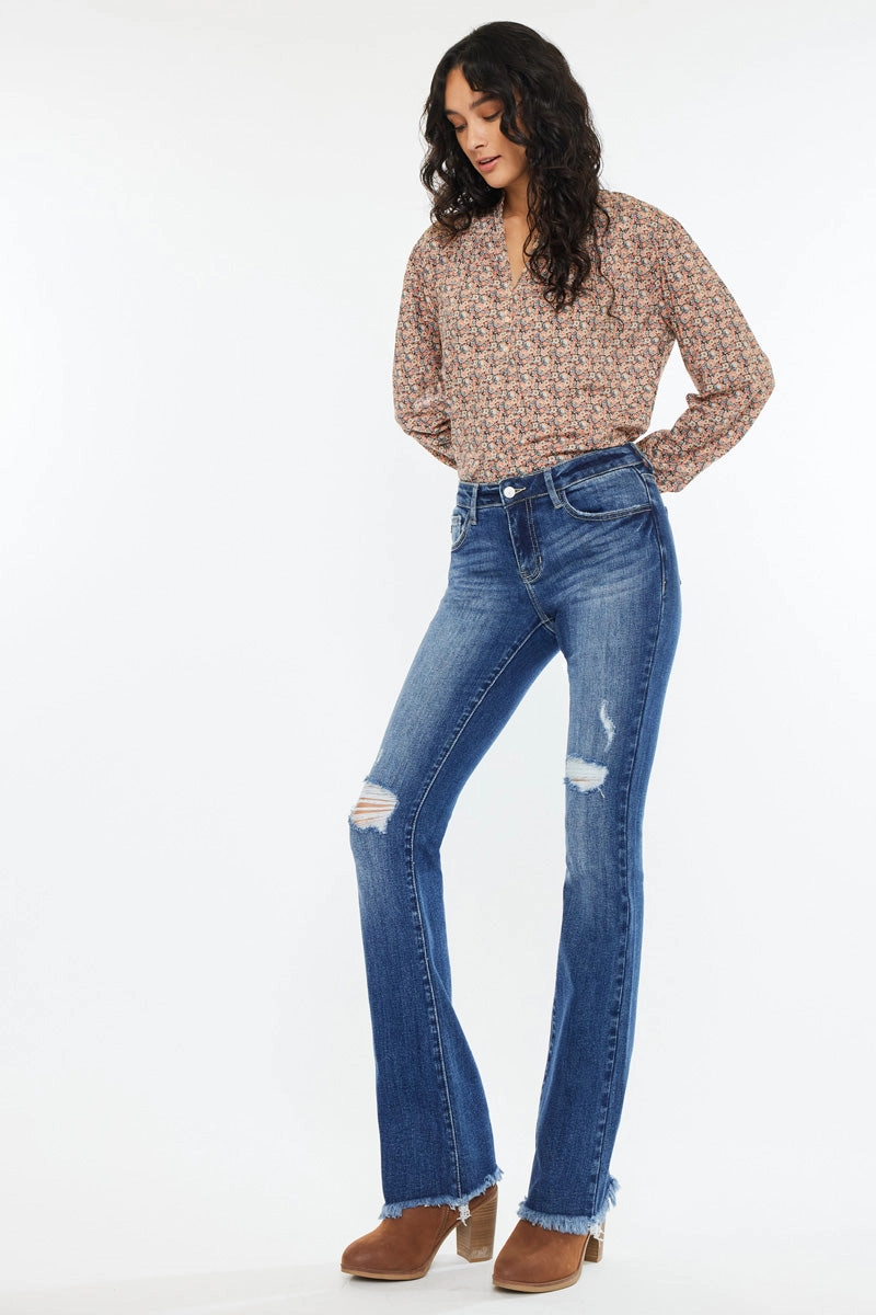 Mia Essentials Low Rise Baby Bootcut Jeans