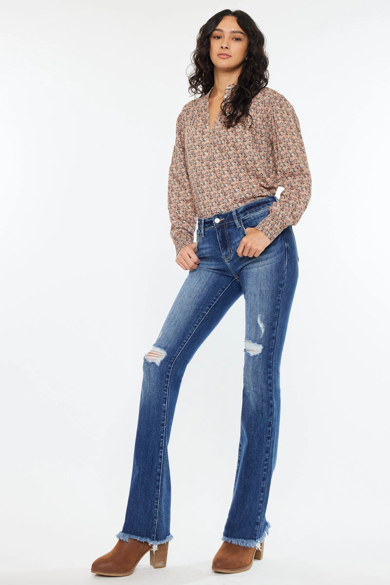 Mia Essentials Low Rise Baby Bootcut Jeans