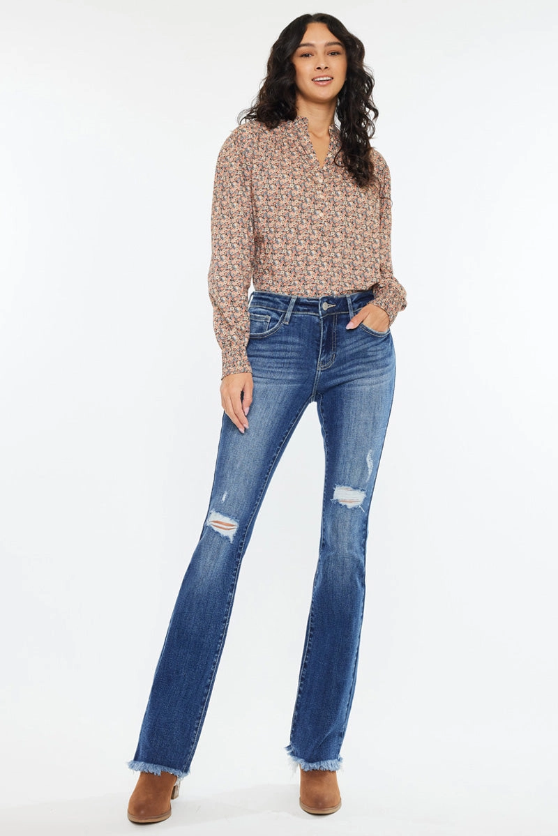 Mia Essentials Low Rise Baby Bootcut Jeans