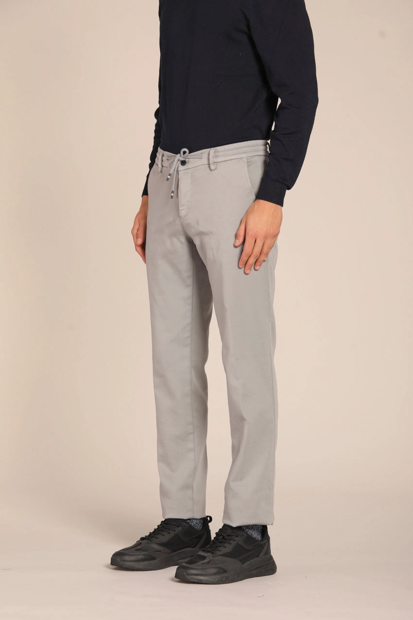 Milano Jogger Travel men's chino pants in jersey active extra slim fit