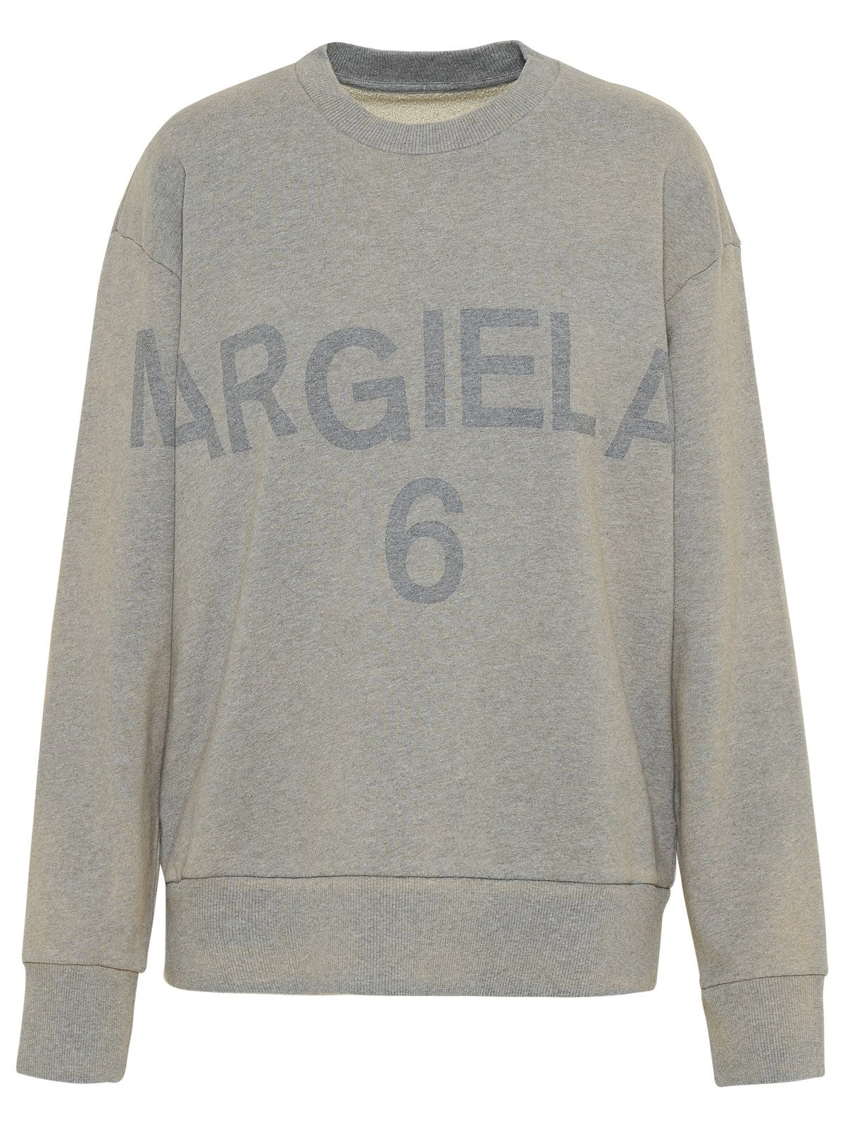 MM6 Maison Margiela Logo Printed Crewneck Sweatshirt