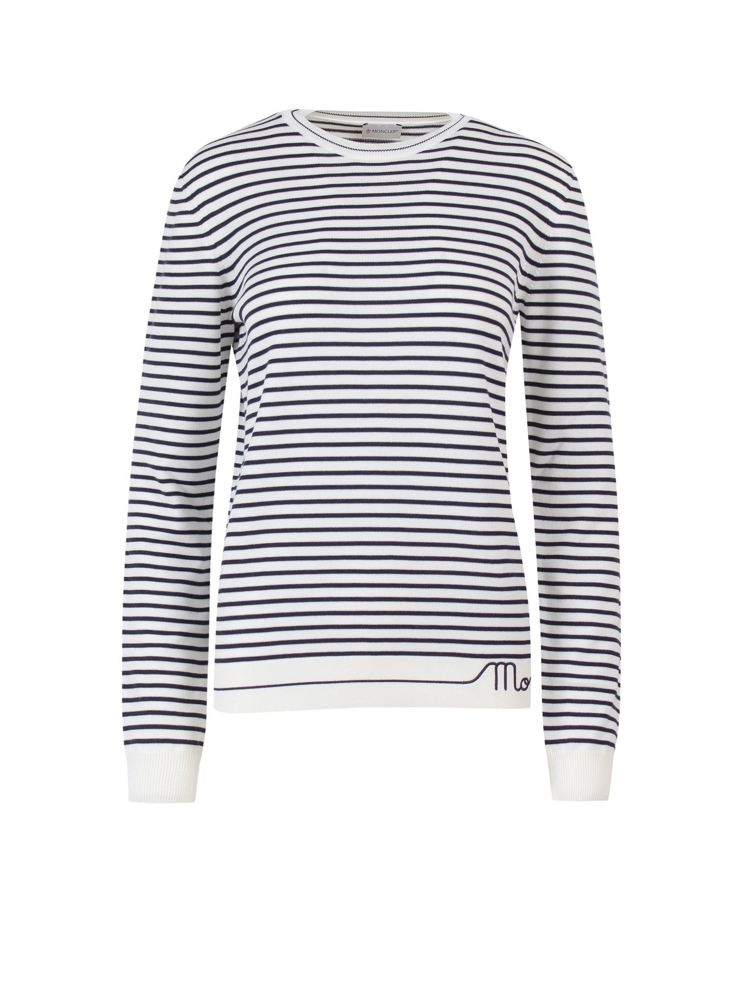 Moncler Striped Crewneck Sweatshirt