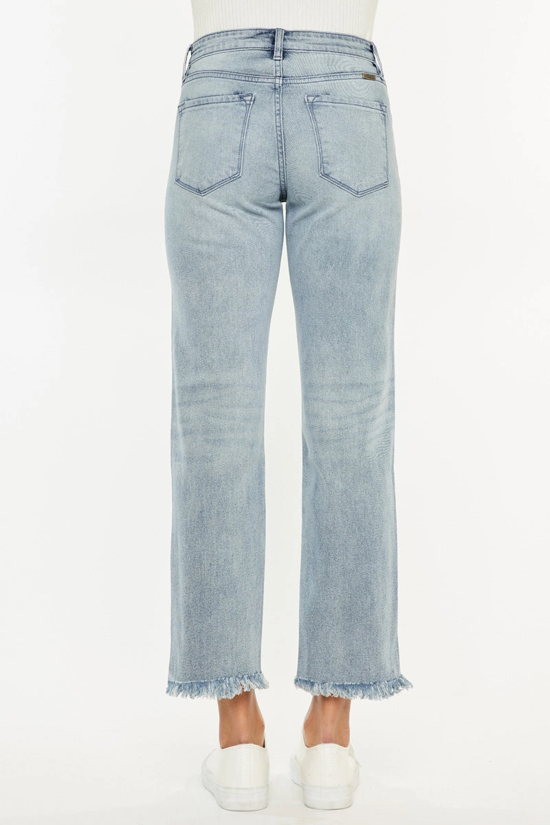 Morgana Essentials High Rise Straight Fit Leg Jeans