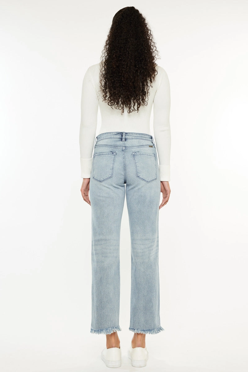 Morgana Essentials High Rise Straight Fit Leg Jeans