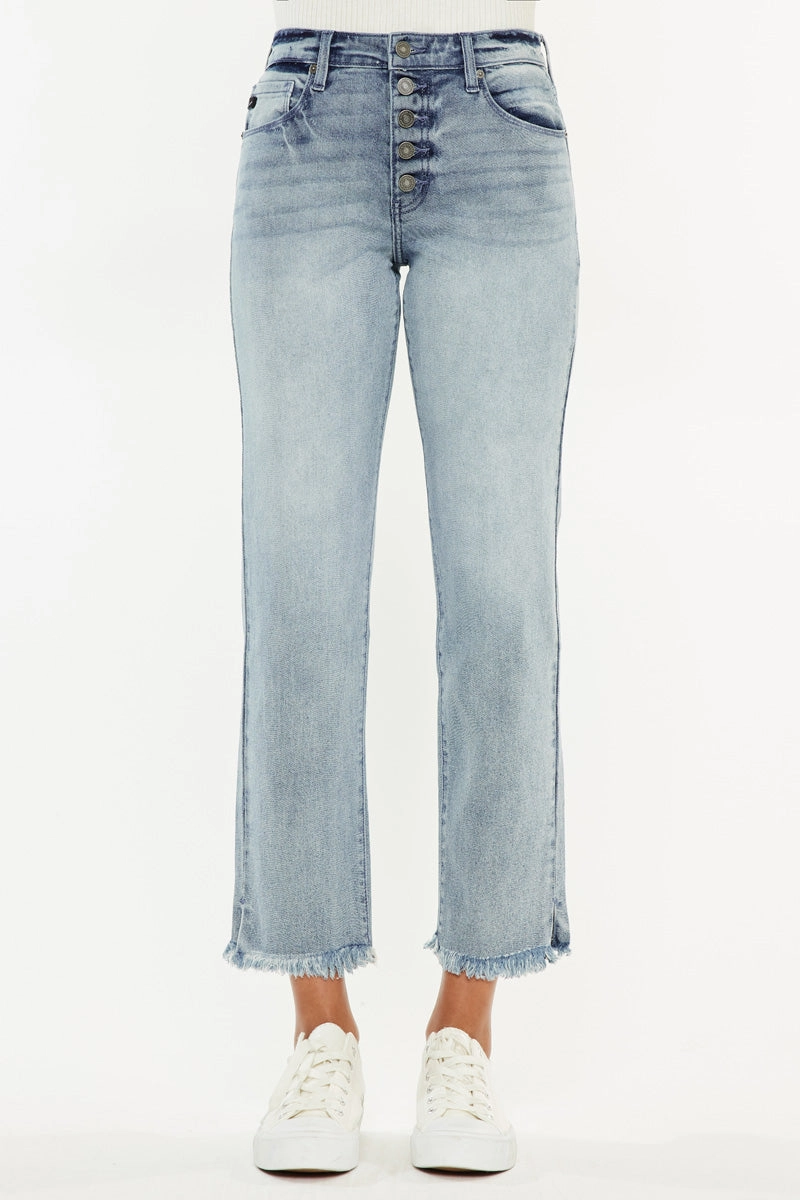 Morgana Essentials High Rise Straight Fit Leg Jeans