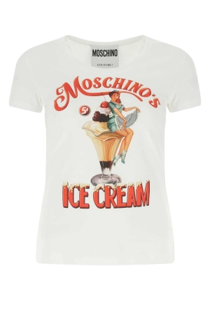 Moschino Graphic Printed Crewneck T-Shirt