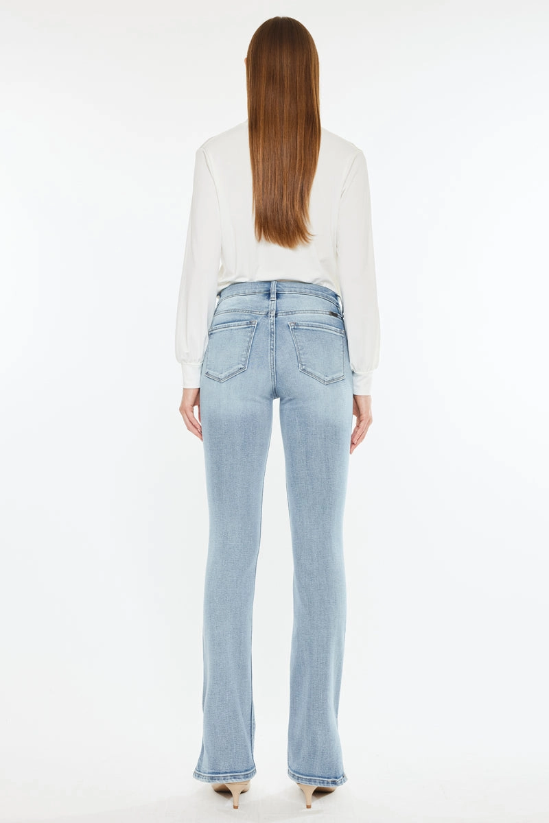 Nadia Mid Rise Y2K Bootcut Jeans