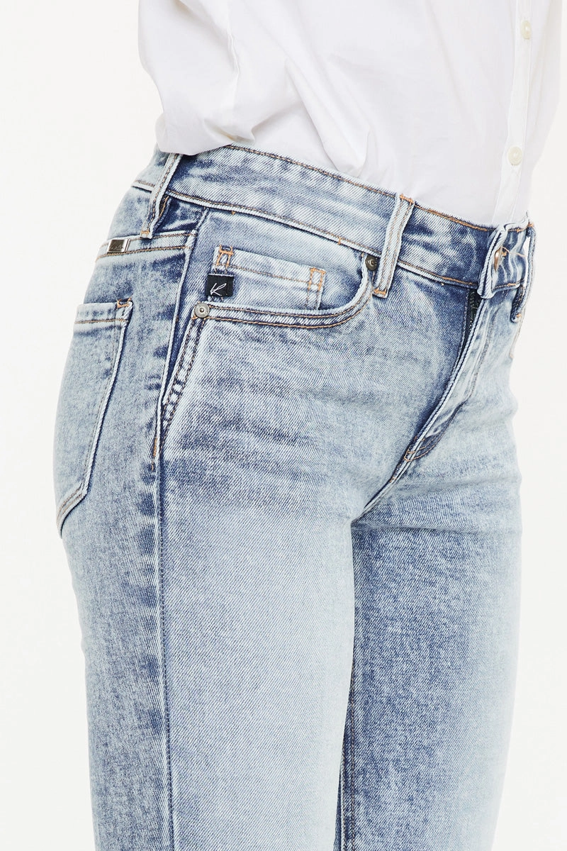 Nadia Mid Rise Y2K Bootcut Jeans