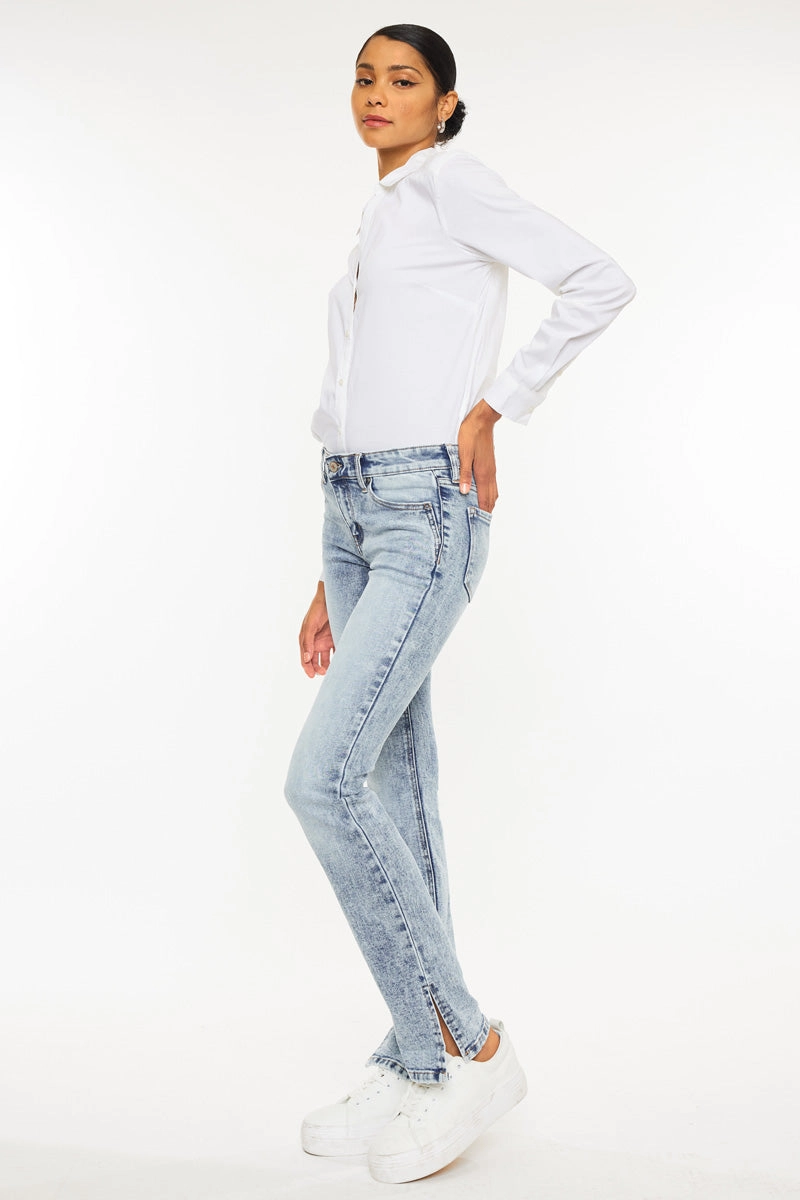 Nadia Mid Rise Y2K Bootcut Jeans