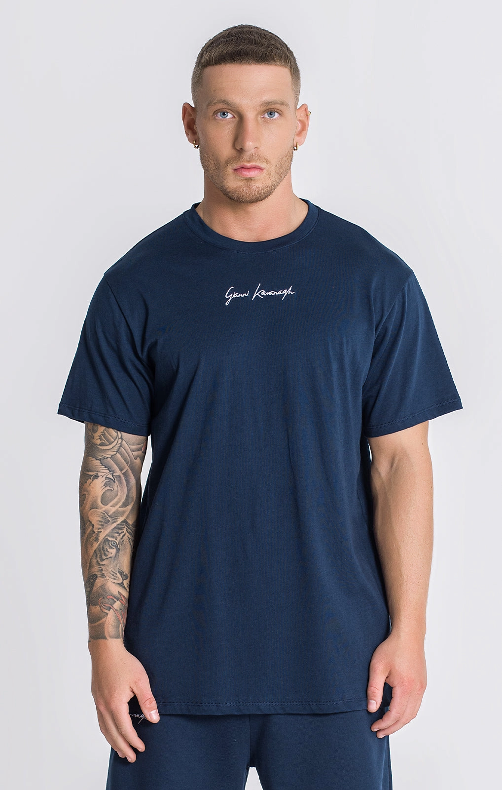 Navy Blue Block Tee