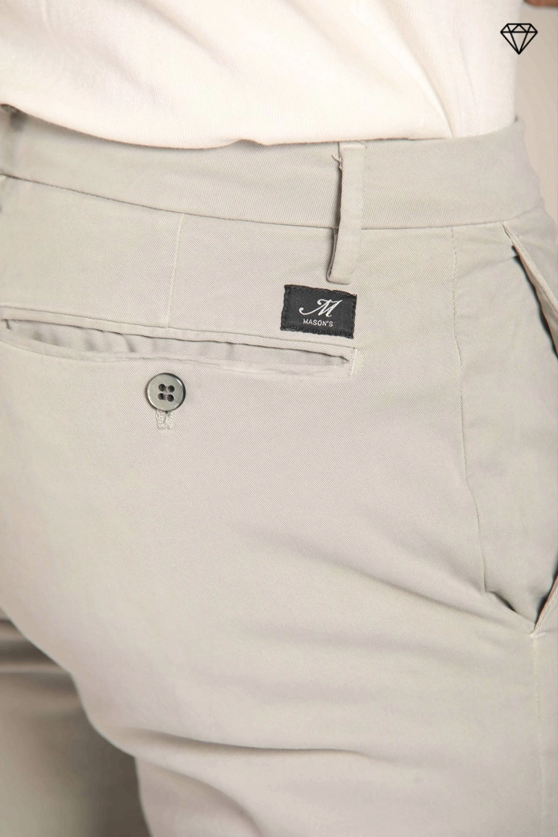 New York men's  chino pants in gabardine  stretch regular fit ①