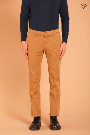 New York men's chino pants in gabardine stretch regular fit ①
