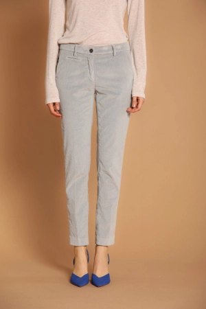 New York Slim women's chino pants in velvet corduroy slim fit 