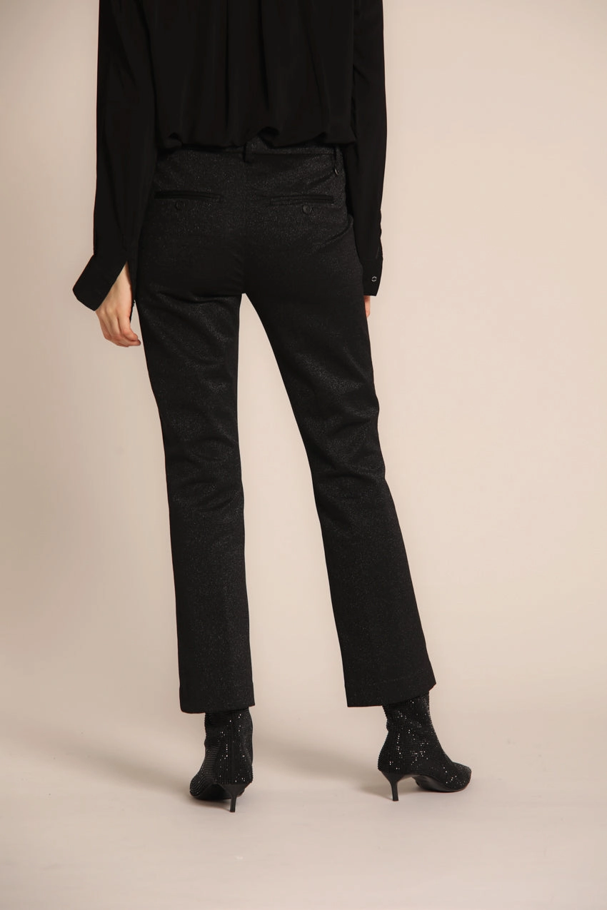 New York Trumpet women's chino pants in jersey with lurex slim fit