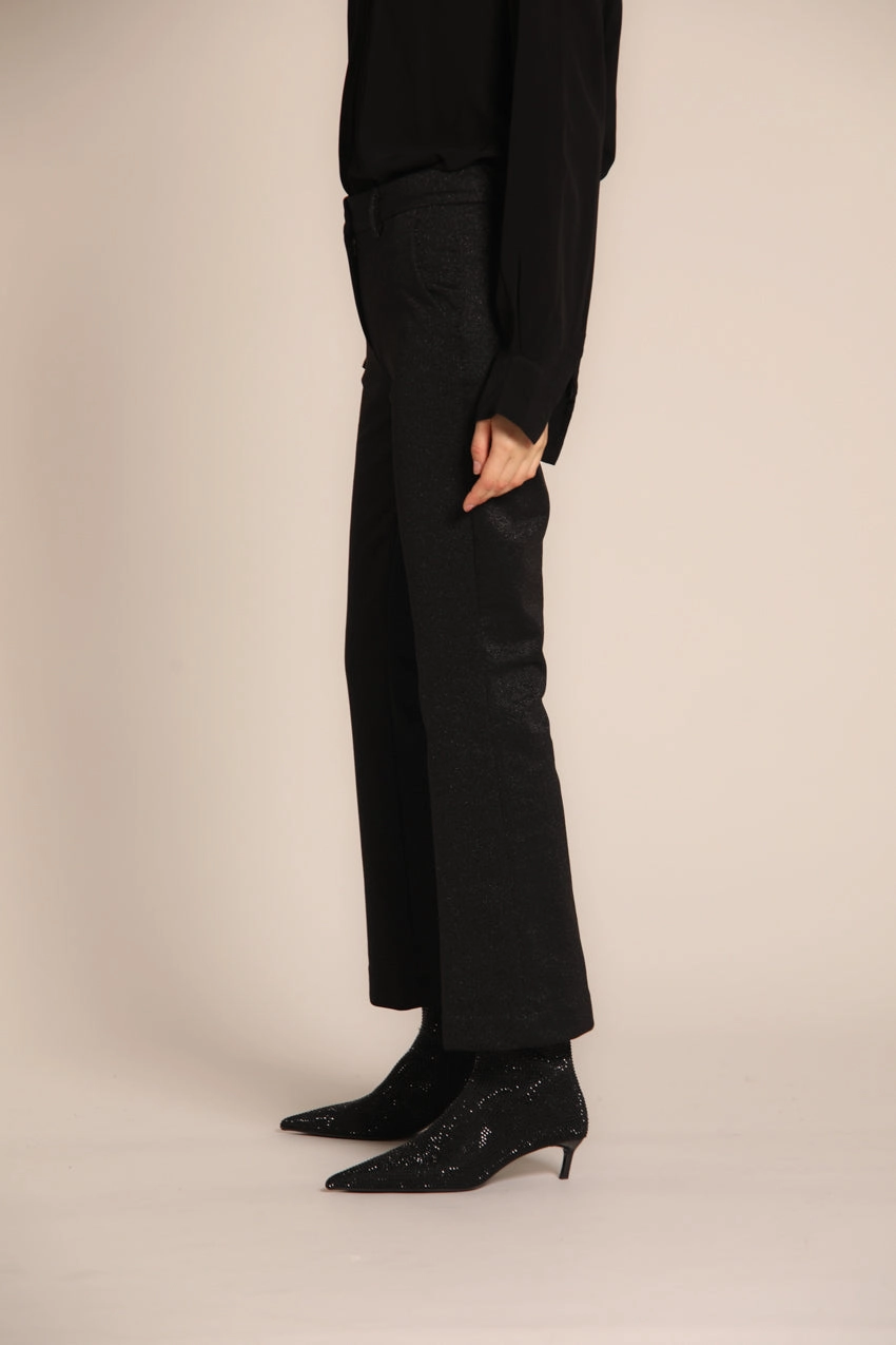 New York Trumpet women's chino pants in jersey with lurex slim fit