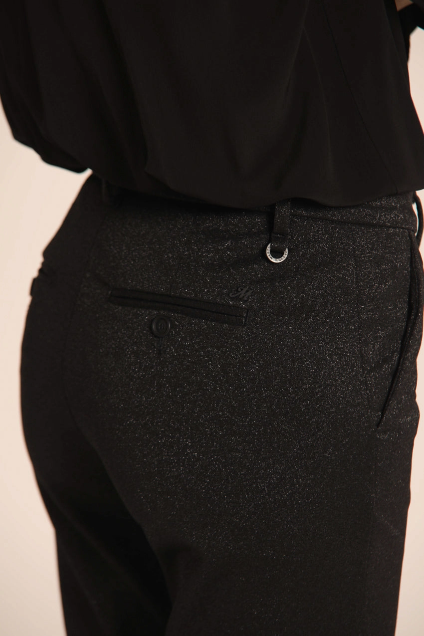 New York Trumpet women's chino pants in jersey with lurex slim fit
