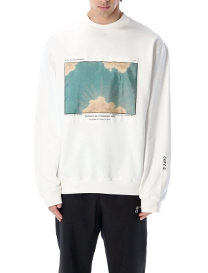 OAMC Cumulus Graphic Printed Crewneck Sweatshirt