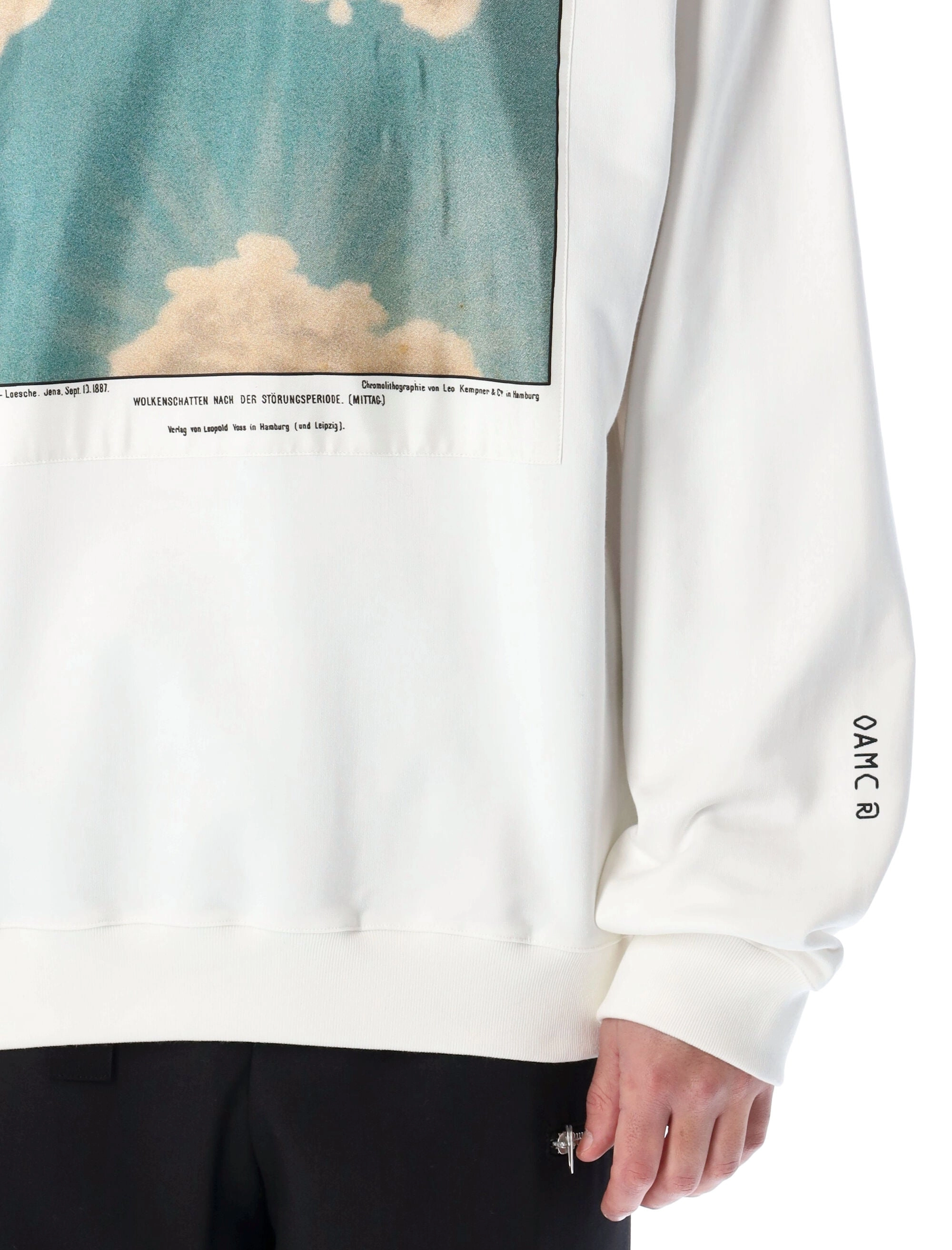OAMC Cumulus Graphic Printed Crewneck Sweatshirt