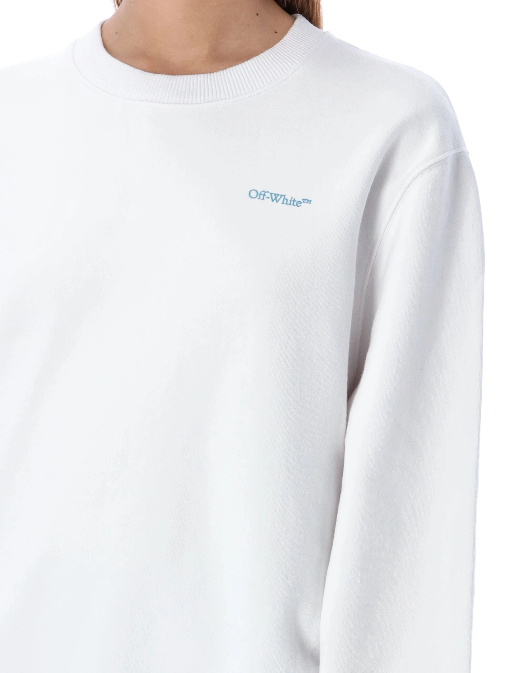 Off-White Arrow Graphic Printed Crewneck Sweatshirt