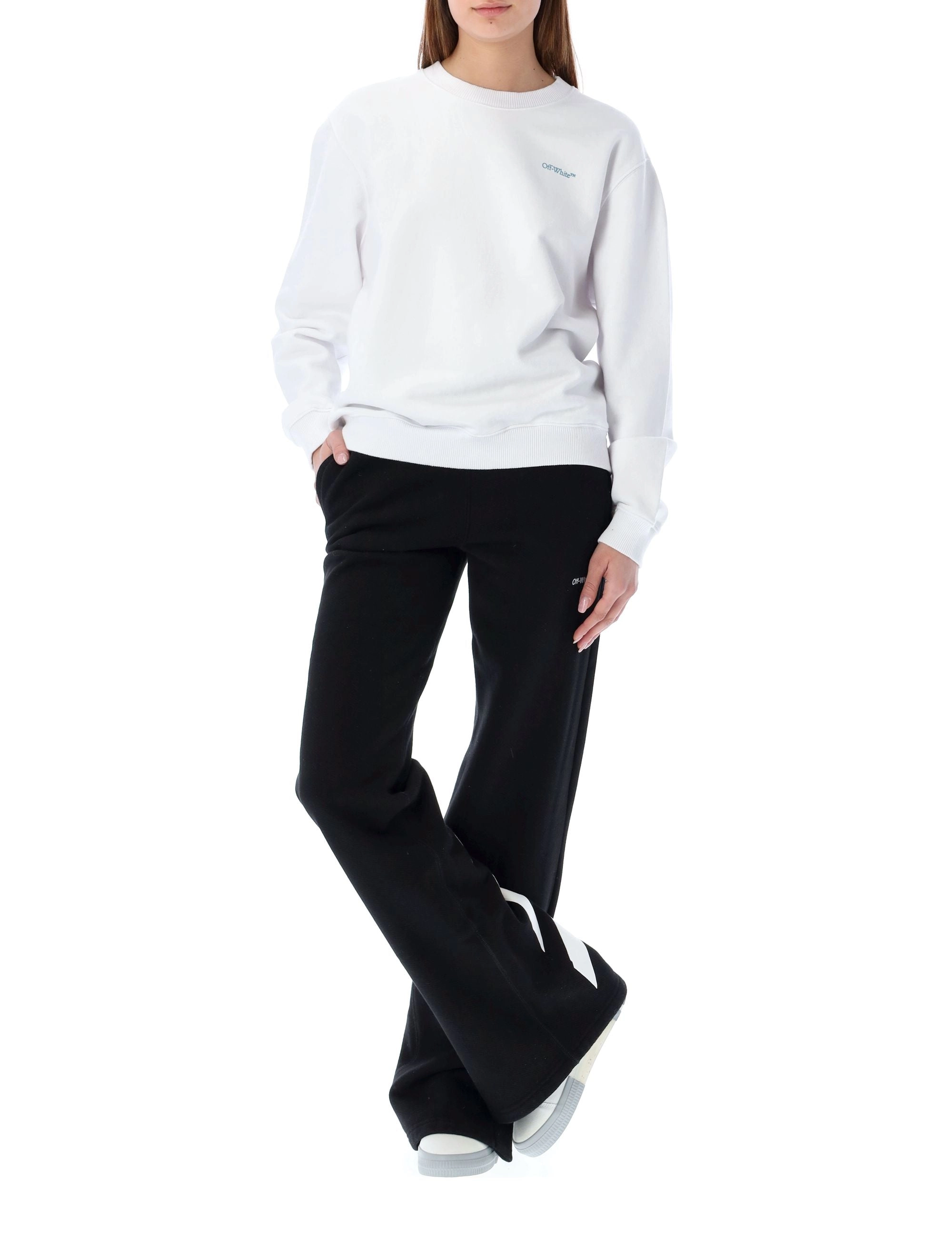 Off-White Arrow Graphic Printed Crewneck Sweatshirt