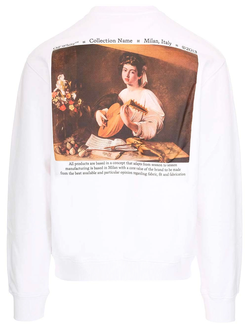 Off-White Graphic Printed Crewneck Sweatshirt