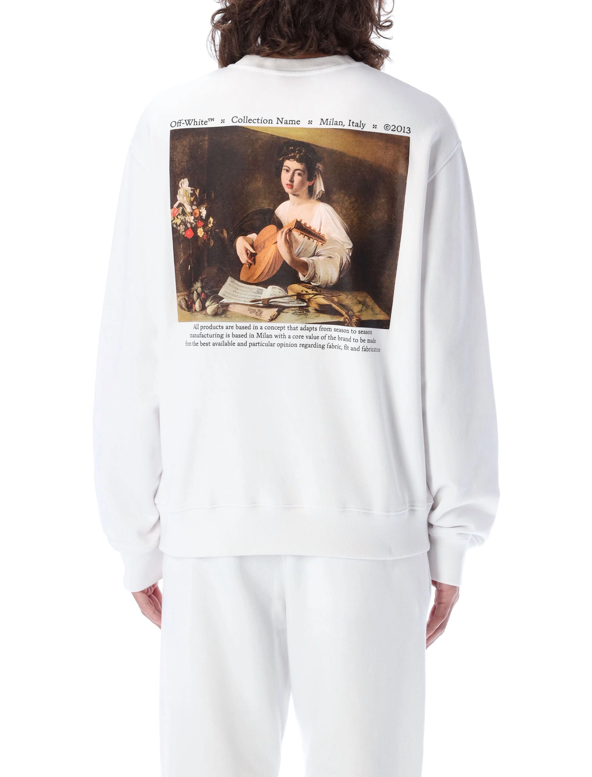 Off-White Graphic Printed Crewneck Sweatshirt