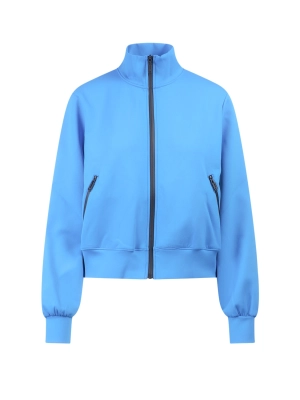 Off-White Zipped High Neck Sweatshirt