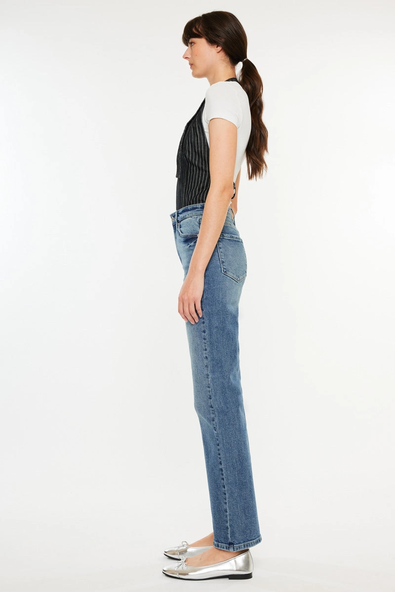Ophelia High Rise True Straight Leg  Jeans