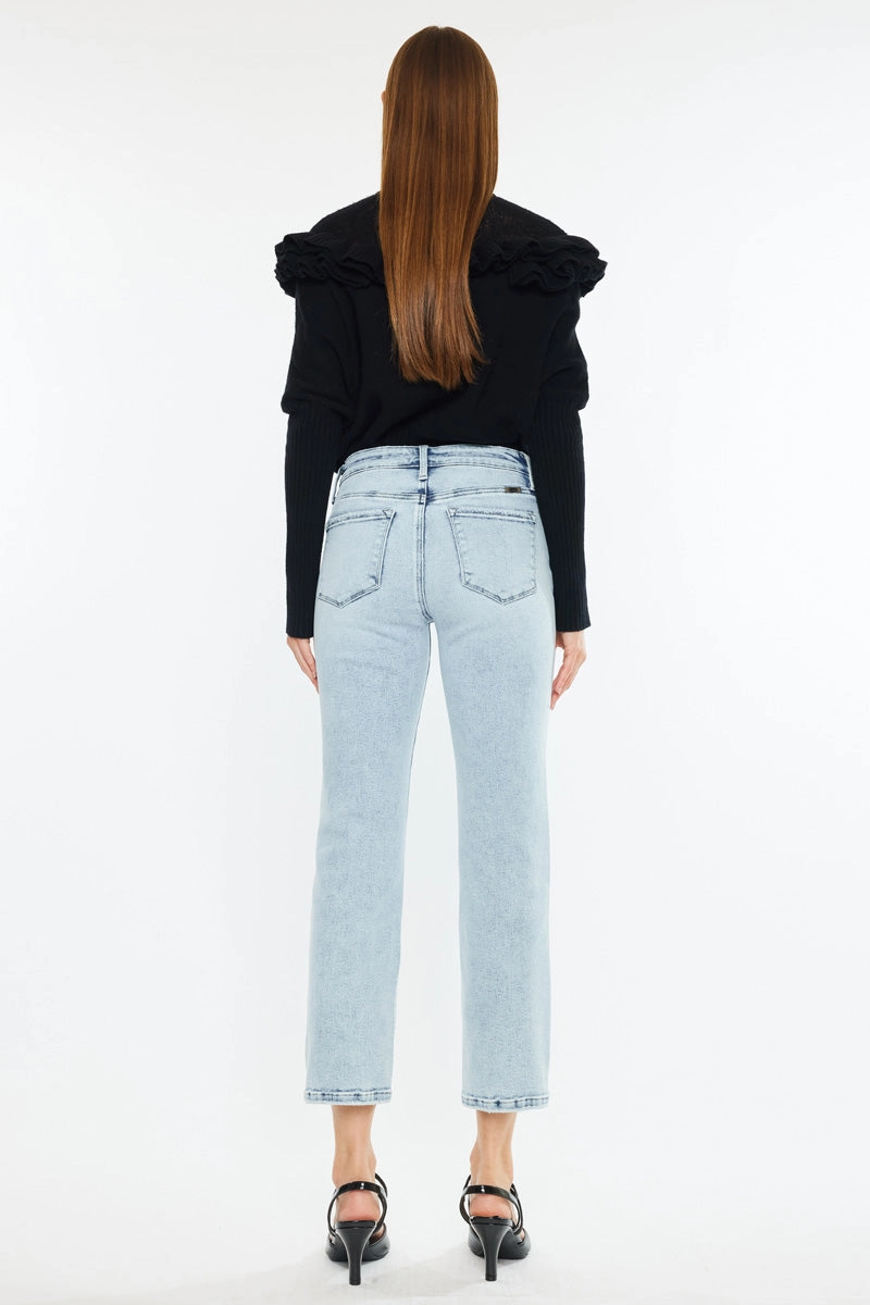 Pam Essentials Mid Rise Crop Straight