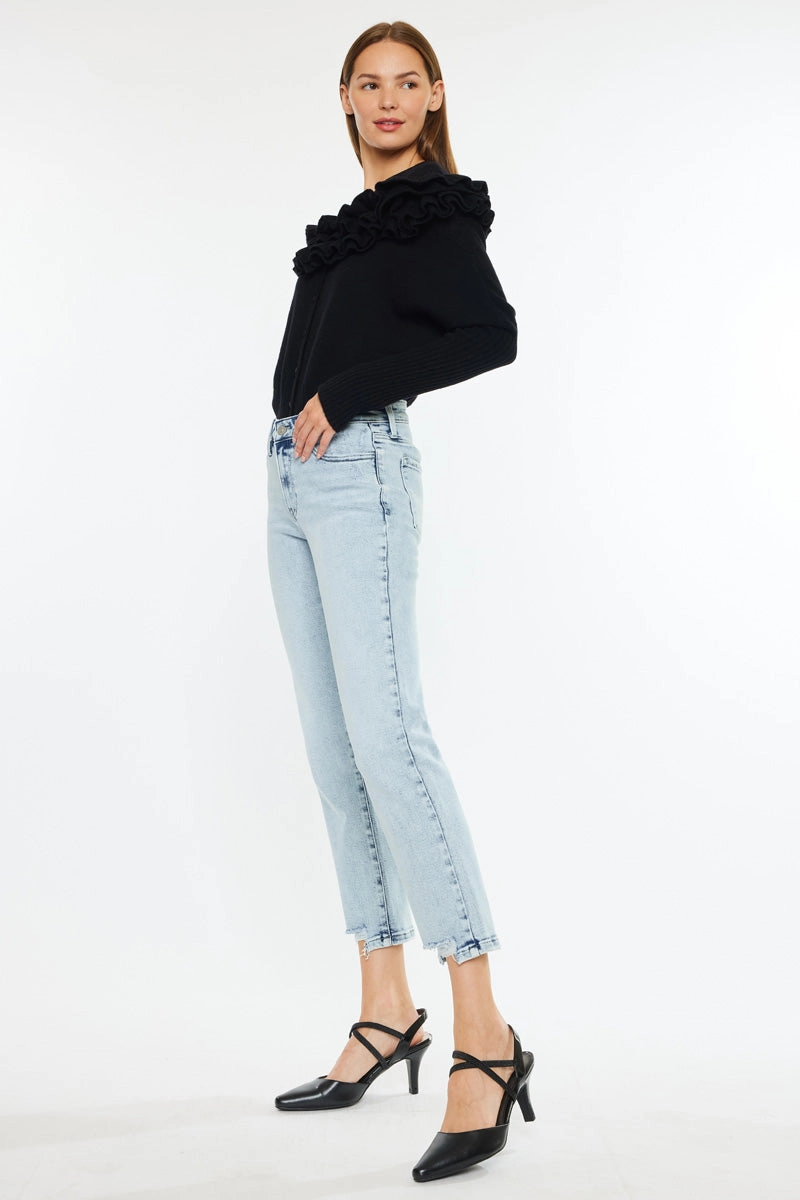 Pam Essentials Mid Rise Crop Straight