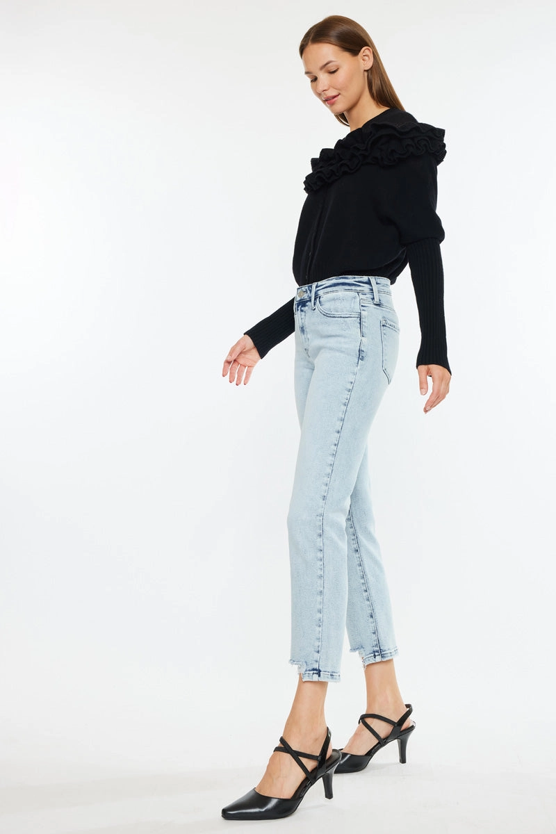 Pam Essentials Mid Rise Crop Straight