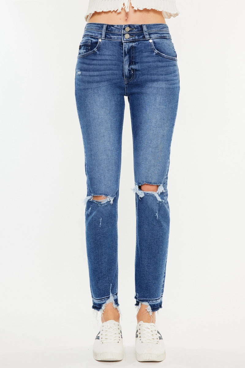 Pamela High Rise Slim Straight Leg Jeans