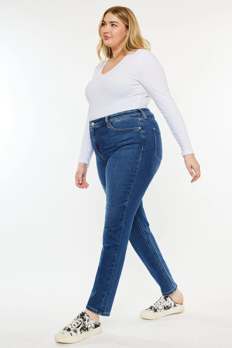 Peggy High Rise Cigarette Leg Jeans (Plus Size)